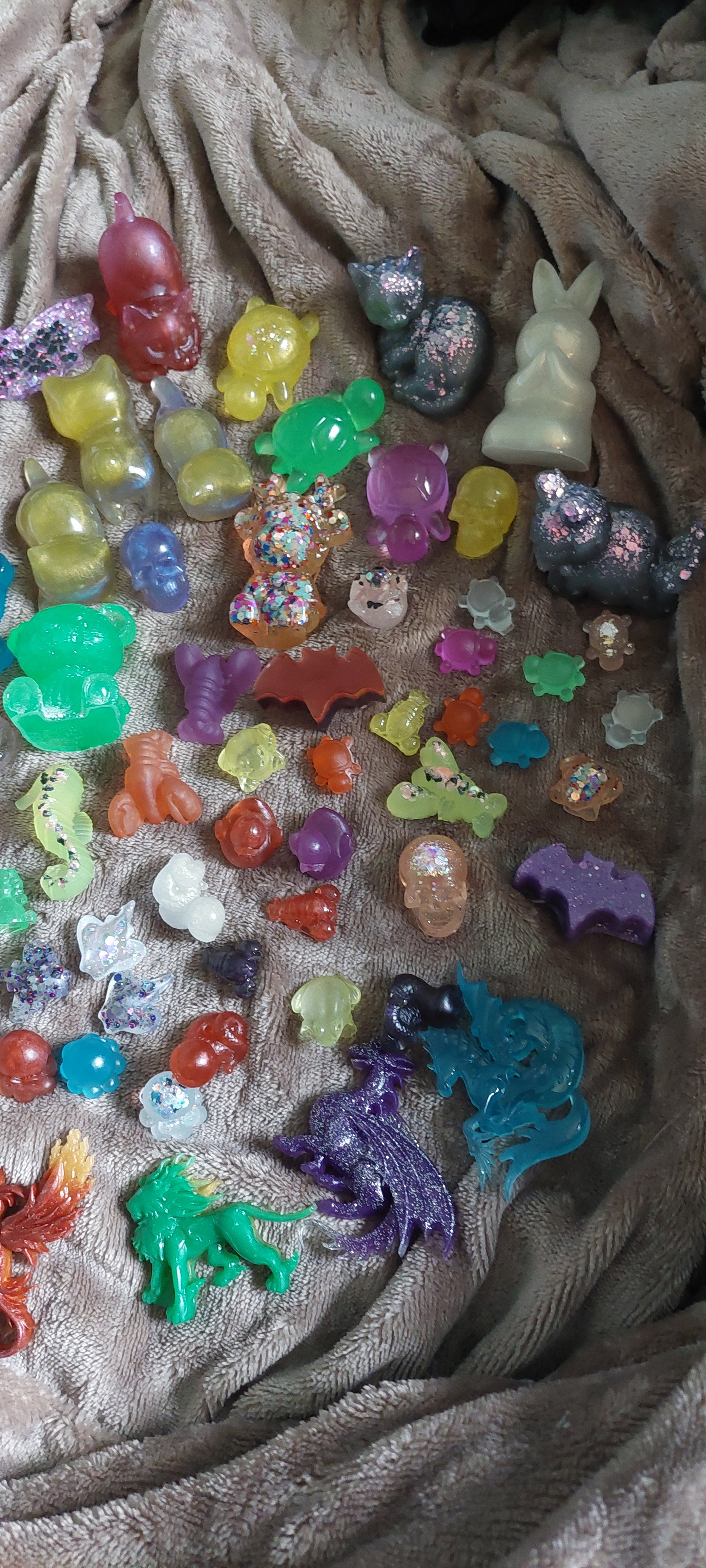 Mini Animal Resin Bags