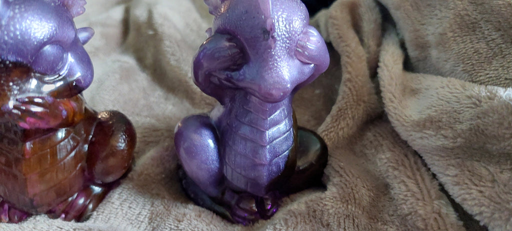 Resin Hear, See & Speak No Evil Dragon Set