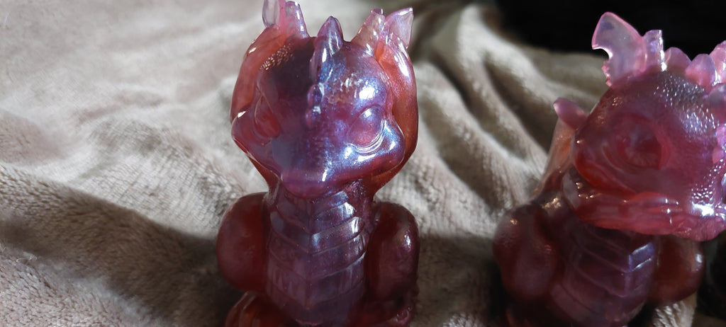 Resin Hear, See & Speak No Evil Dragon Set