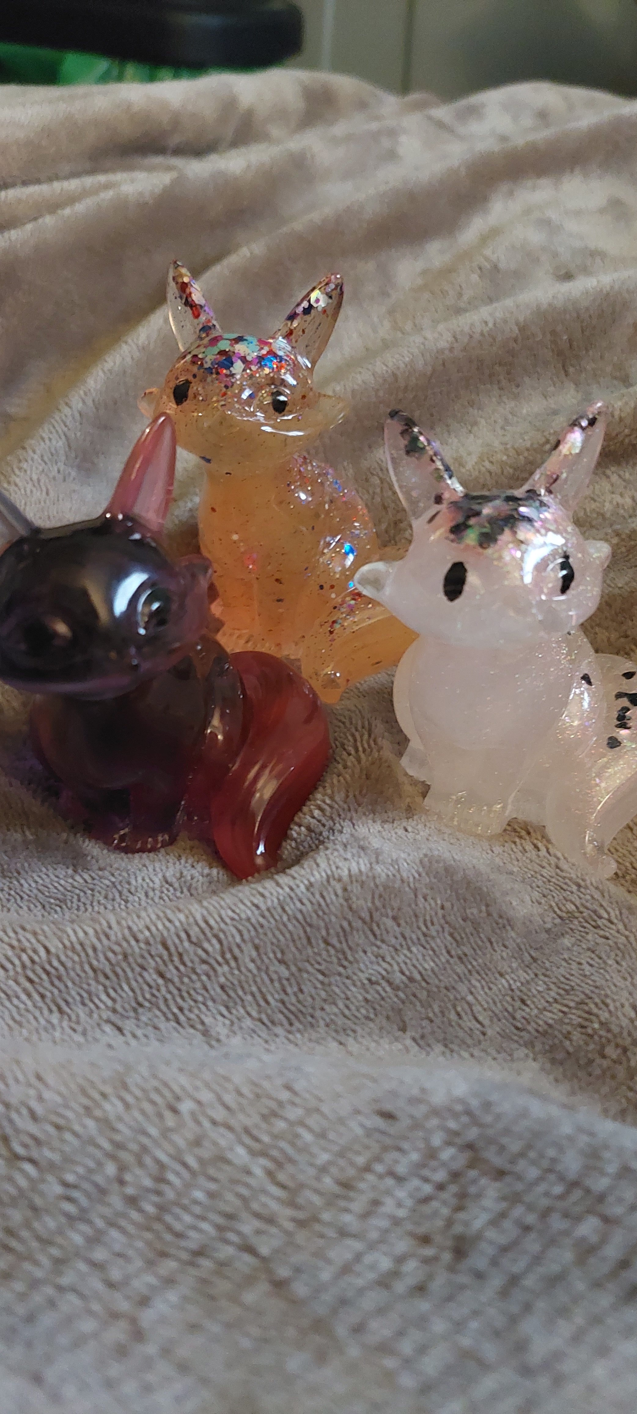 Resin Sitting Fox
