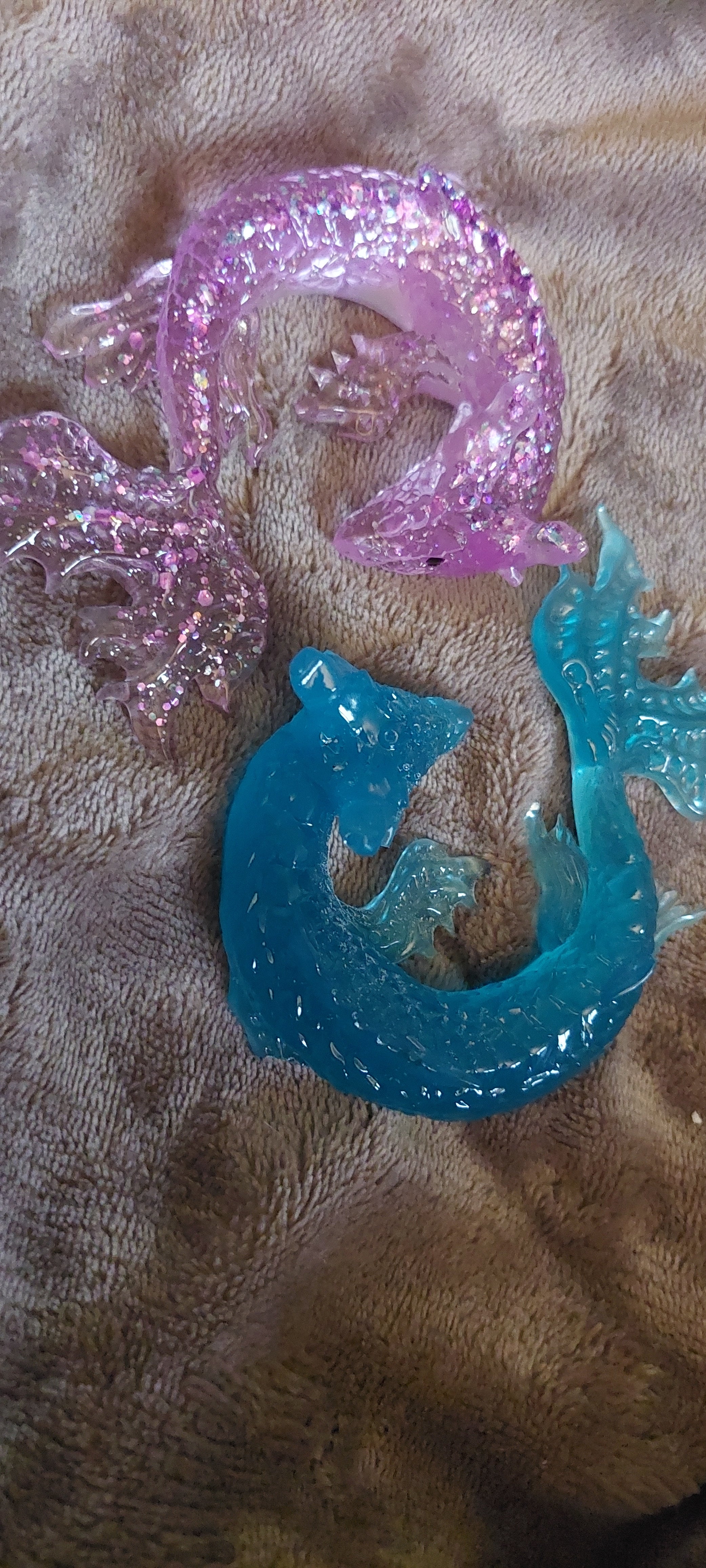 Resin Water Dragon - C Shape