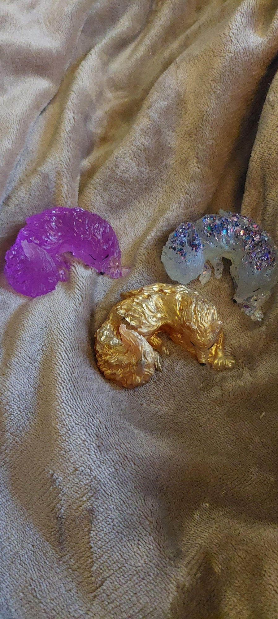 Resin Sleeping Fox