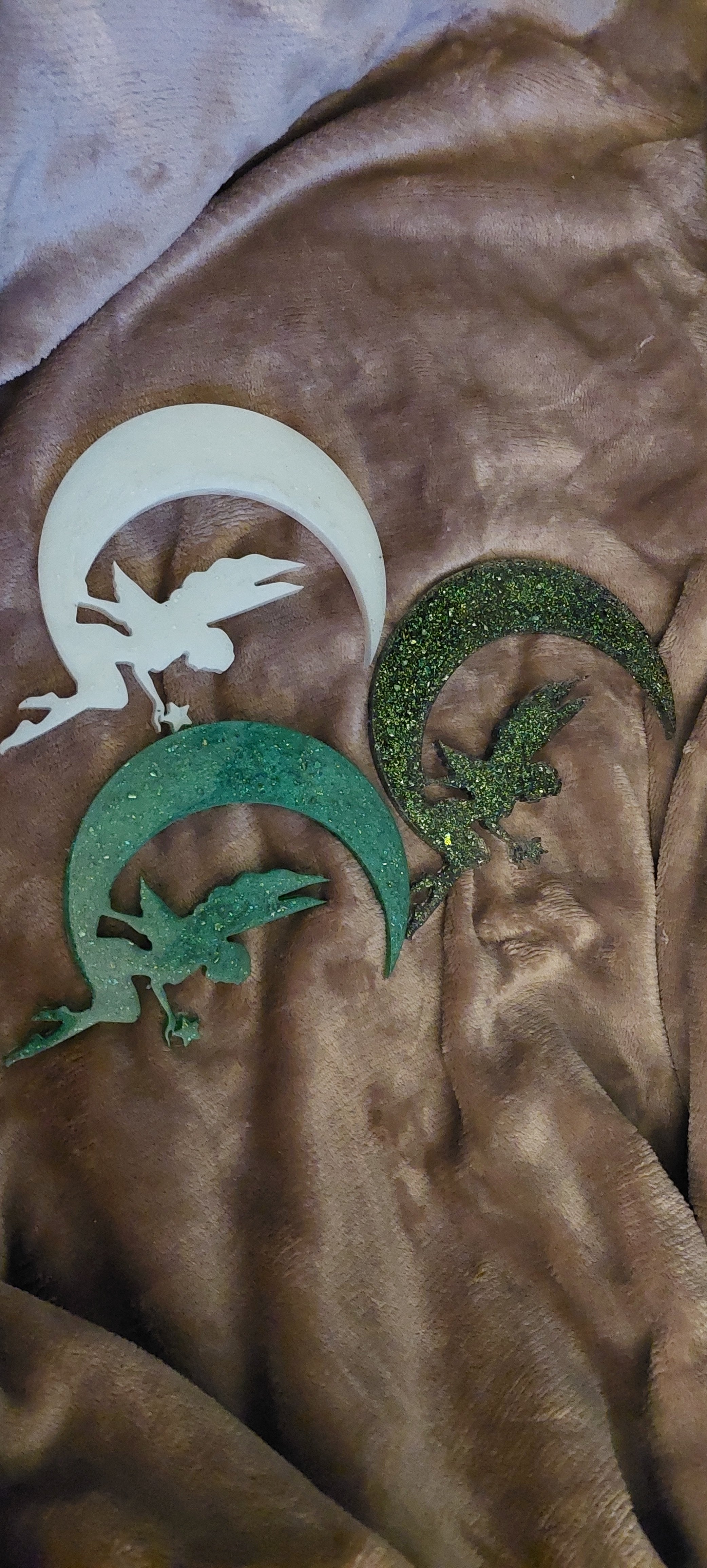 Resin Moon with Fairy