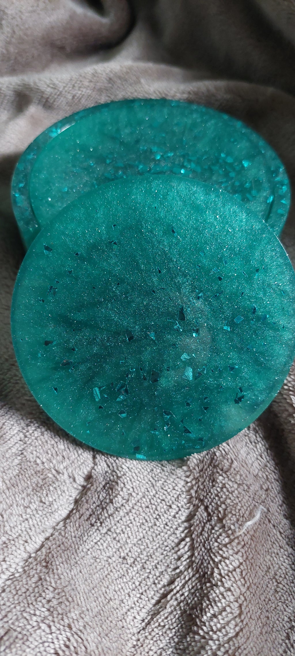Resin Round Coaster Set – Base + 5 Coasters